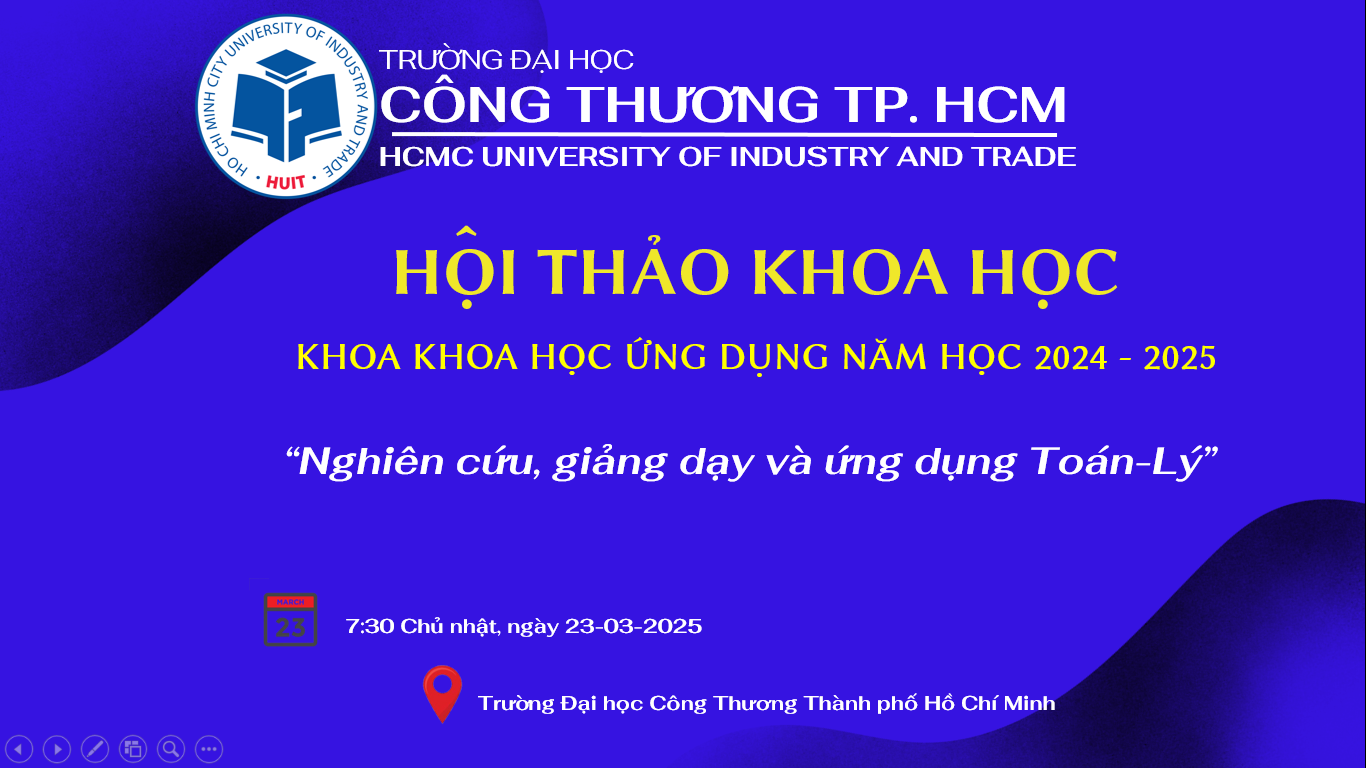 Hội thảo khoa học khoa Khoa học Ứng dụng năm 2025